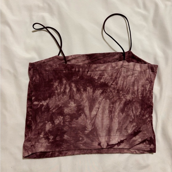 🩷Bungee-Strap Crop Cami (Burgundy) - Picture 6 of 14
